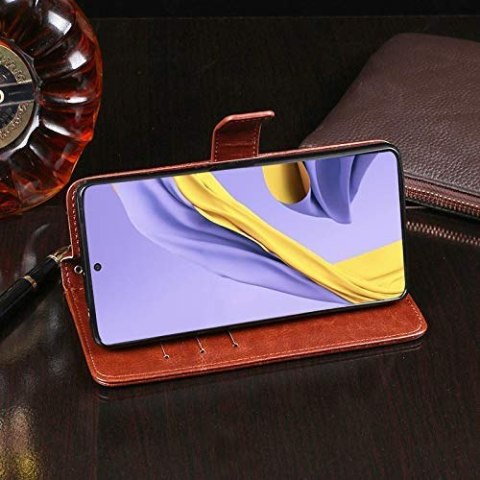 ETUI OCHRONNE SAMSUNG GALAXY A02S BRĄZOWE ZAMYKANE Z KLAPKĄ WYTRZYMAŁE ETUI OCHRONNE SAMSUNG GALAXY A02S BRĄZOWE ZAMYKANE Z KLAPKĄ WYTRZYMAŁE