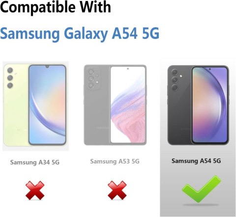 ETUI SAMSUNG GALAXY A54 SILIKONOWE BIAŁE ZŁOTE SERDUSZKO +UCHWYT I SMYCZ