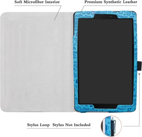ETUI SAMSUNG GALAXY TAB A 8.0 2019 NIEBIESKIE WYTŁACZANE WZORY UROCZE ETUI SAMSUNG GALAXY TAB A 8.0 2019 NIEBIESKIE WYTŁACZANE WZORY UROCZE
