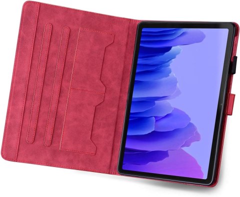 ETUI SAMSUNG GALAXY TAB A7 2020 CZERWONE KOTEK SŁODKIE UROCZE Z KLAPKĄ ETUI SAMSUNG GALAXY TAB A7 2020 CZERWONE KOTEK SŁODKIE UROCZE Z KLAPKĄ