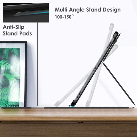 ETUI SAMSUNG GALAXY TAB S8 2022 SZARE ZAMYKANE Z KLAPKĄ OCHRONNE