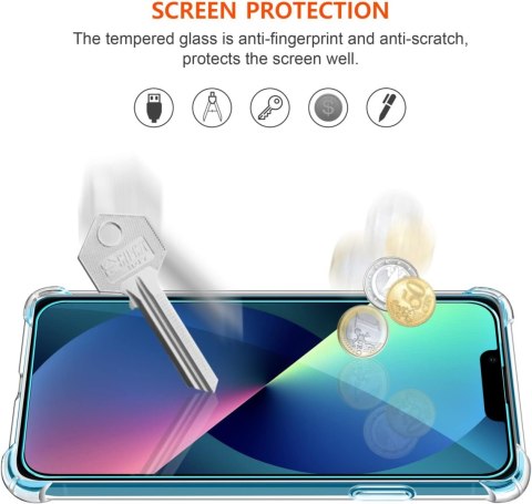 ETUI SILIKONOWE IPHONE 13 BEZBARWNE +3x SZKŁO HARTOWANE A2482 A2631 A2633 ETUI SILIKONOWE IPHONE 13 BEZBARWNE +3x SZKŁO HARTOWANE A2482 A2631 A2633