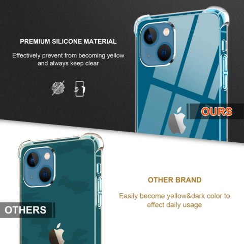 ETUI SILIKONOWE IPHONE 13 BEZBARWNE +3x SZKŁO HARTOWANE A2482 A2631 A2633 ETUI SILIKONOWE IPHONE 13 BEZBARWNE +3x SZKŁO HARTOWANE A2482 A2631 A2633