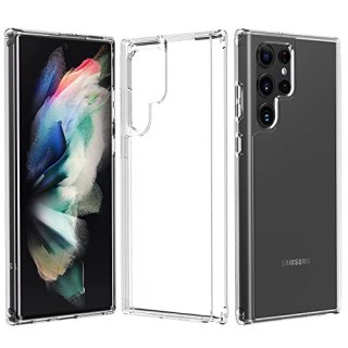 ETUI SILIKONOWE SAMSUNG GALAXY S22 ULTRA PRZEZROCZYSTE WZMOCNIONE SM-908