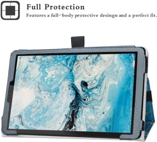 ETUI TABLET ALLDOCUBE IPLAY 20 10,1' NIEBIESKIE DRZEWO ZAMYKANE Z KLAPKĄ