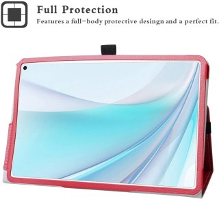 ETUI TABLET HUAWEI MATEPAD PRO 10,8" CZERWONY ZAMYKANY Z KLAPKĄ OCHRONNE