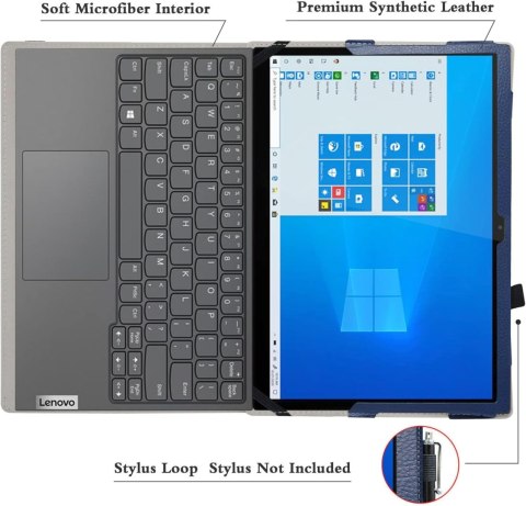 ETUI TABLET LENOVO YOGA DUET 7i 13 CALI GRANATOWY EKOSKÓRA Z KLAPKĄ ETUI TABLET LENOVO YOGA DUET 7i 13 CALI GRANATOWY EKOSKÓRA Z KLAPKĄ