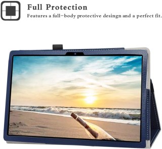 ETUI TABLET TECLAST P10SE 10,1' CIEMNY NIEBIESKI ZAMYKANE Z KLAPKĄ OCHRONNE