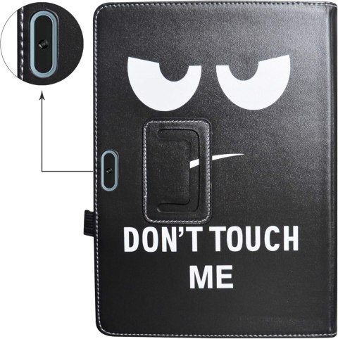 ETUI TABLET WINNOVO T10 MTK MT8163 NAPIS DON'T TOUCH CZARNY BUŹKA ZAMYKANE ETUI TABLET WINNOVO T10 MTK MT8163 NAPIS DON'T TOUCH CZARNY BUŹKA ZAMYKANE