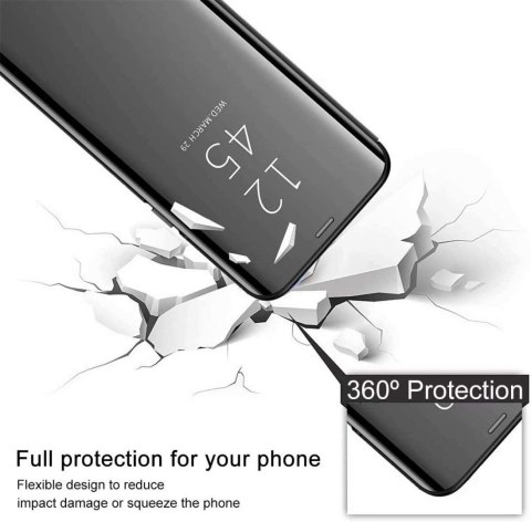 ETUI Z KLAPKĄ XIAOMI REDMI 10 NIEBIESKIE PRZESZKLONE MZB0A65EU