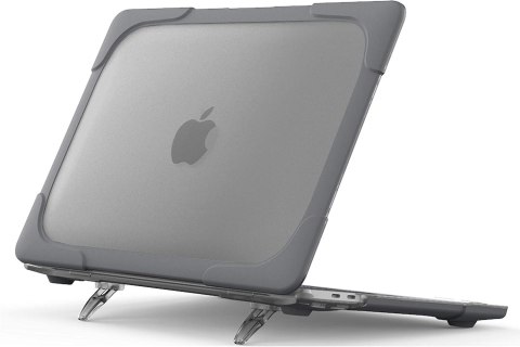ETUI Z PODSTAWKĄ MACBOOK AIR 13 M1 2020 13.3" CASE SZARY A2337 A2179 A1932 ETUI Z PODSTAWKĄ MACBOOK AIR 13 M1 2020 13.3" CASE SZARY A2337 A2179 A1932