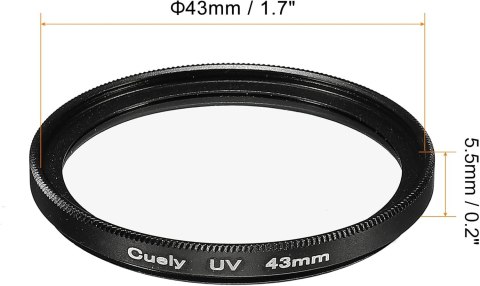 FILTR OBIEKTYWU DO APARATU FOTOGRAFIA UV SLIM WĄSKA RAMKA 43MM FILTR OBIEKTYWU DO APARATU FOTOGRAFIA UV SLIM WĄSKA RAMKA 43MM