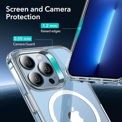 MAGNETYCZNE ETUI PRZEZROCZYSTE IPHONE 13 PRO CASE PLECKI