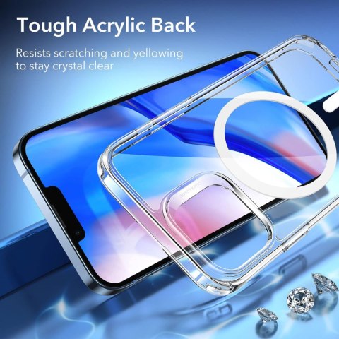MAGNETYCZNE ETUI PRZEZROCZYSTE IPHONE 13 PRO CASE PLECKI