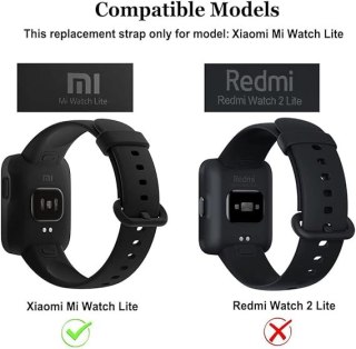 PASEK DO ZEGARKA BEŻOWY XIAOMI MI/REDMI WATCH LITE SILIKONOWY 20MM