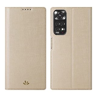 POKROWIEC ETUI DO XIAOMI REDMI NOTE 11 PRO 5G ZAMYKANE Z KLAPKĄ BEŻOWE