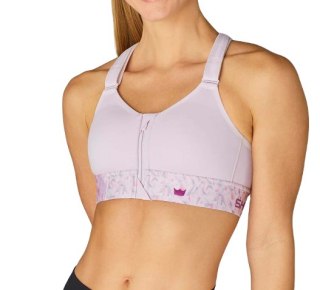 STANIK SPORTOWY SHEFIT LAWENDOWY FIOLET ŚREDNIE PODTRZYMANIE REGULOWANY 5XL