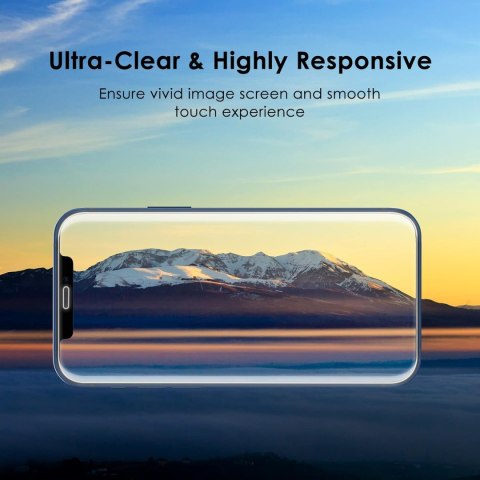 ZESTAW ETUI BROKATOWE APPLE IPHONE 12/12 PRO +2x SZKŁO HARTOWANE 9H