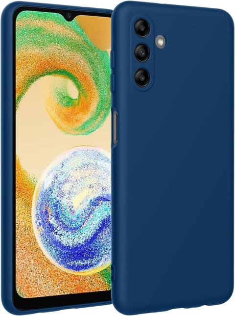 ZESTAW ETUI SILIKONOWE GRANATOWE SAMSUNG GALAXY A13 5G +3x SZKŁO HARTOWANE