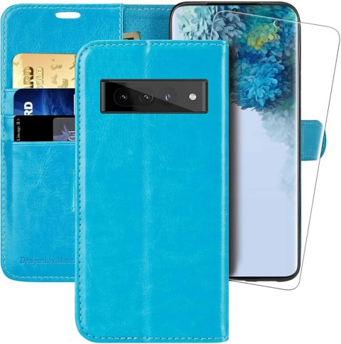 ZESTAW ETUI Z KLAPKĄ GOOGLE PIXEL 7 PRO NIEBIESKIE +FOLIA OCHRONNA GE2AE ZESTAW ETUI Z KLAPKĄ GOOGLE PIXEL 7 PRO NIEBIESKIE +FOLIA OCHRONNA GE2AE