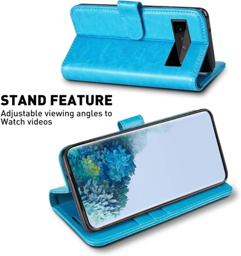 ZESTAW ETUI Z KLAPKĄ GOOGLE PIXEL 7 PRO NIEBIESKIE +FOLIA OCHRONNA GE2AE ZESTAW ETUI Z KLAPKĄ GOOGLE PIXEL 7 PRO NIEBIESKIE +FOLIA OCHRONNA GE2AE