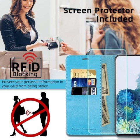 ZESTAW ETUI Z KLAPKĄ GOOGLE PIXEL 7 PRO NIEBIESKIE +FOLIA OCHRONNA GE2AE ZESTAW ETUI Z KLAPKĄ GOOGLE PIXEL 7 PRO NIEBIESKIE +FOLIA OCHRONNA GE2AE