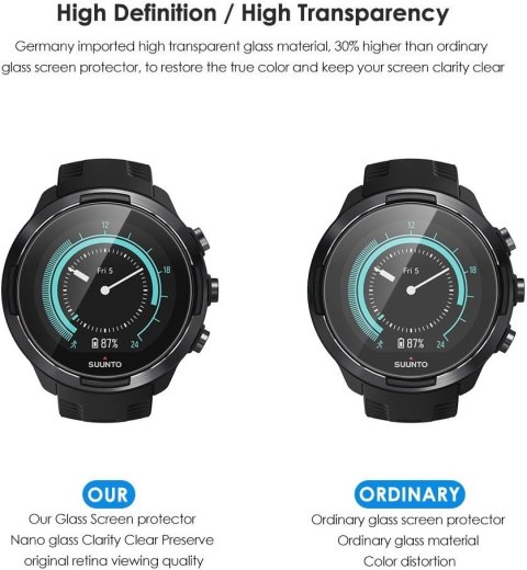 2x SZKŁO HARTOWANE DO SUUNTO 9 WYSOKA OCHRONA WYTRZYMAŁE OCHRONA EKRANU 2x SZKŁO HARTOWANE DO SUUNTO 9 WYSOKA OCHRONA WYTRZYMAŁE OCHRONA EKRANU