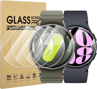 4X SZKŁO HARTOWANE SAMSUNG GALAXY WATCH 7/6/5/4/FE 44mm WYSOKA OCHRONA