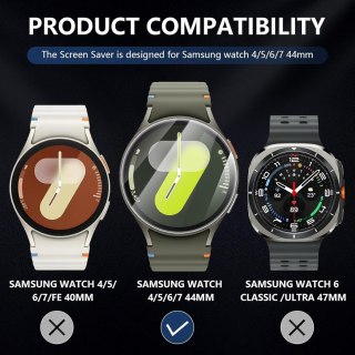 4X SZKŁO HARTOWANE SAMSUNG GALAXY WATCH 7/6/5/4/FE 44mm WYSOKA OCHRONA