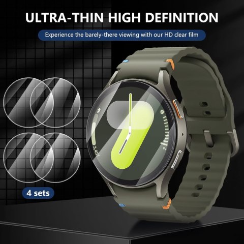 4X SZKŁO HARTOWANE SAMSUNG GALAXY WATCH 7/6/5/4/FE 44mm WYSOKA OCHRONA 4X SZKŁO HARTOWANE SAMSUNG GALAXY WATCH 7/6/5/4/FE 44mm WYSOKA OCHRONA