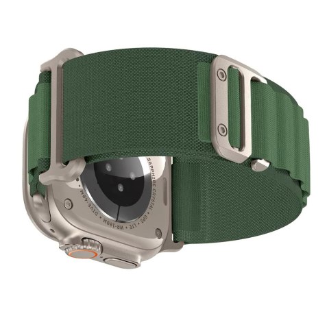 BRANSOLETA APPLE WATCH 4/5/6/7/8/9/10/SE/ULTRA 44/45/46/49 ZIELONY NYLON L BRANSOLETA APPLE WATCH 4/5/6/7/8/9/10/SE/ULTRA 44/45/46/49 ZIELONY NYLON L