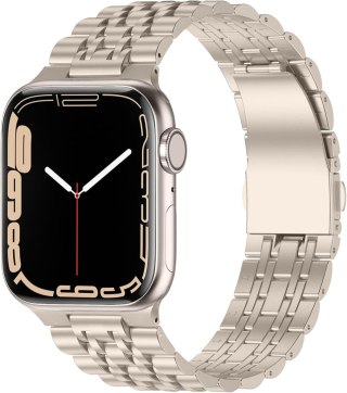 BRANSOLETA DO ZEGARKA APPLE WATCH 1/2/3/4/5/6/7/8/9/SE 38/40/41 SREBRNA
