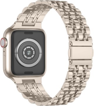 BRANSOLETA DO ZEGARKA APPLE WATCH 1/2/3/4/5/6/7/8/9/SE 38/40/41 SREBRNA
