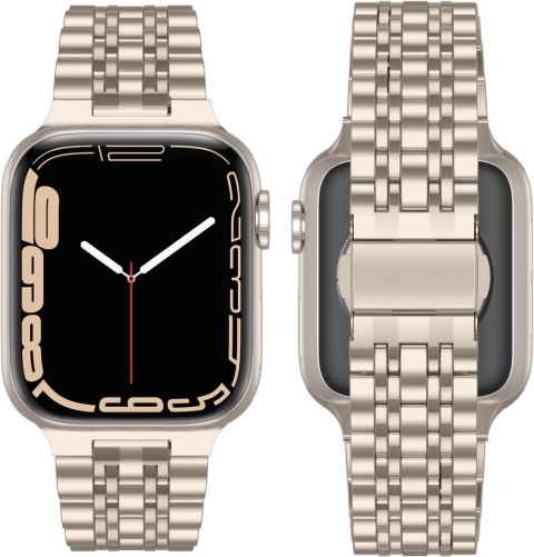 BRANSOLETA DO ZEGARKA APPLE WATCH 1/2/3/4/5/6/7/8/9/SE 42/44/45/46 SREBRNA BRANSOLETA DO ZEGARKA APPLE WATCH 1/2/3/4/5/6/7/8/9/SE 42/44/45/46 SREBRNA