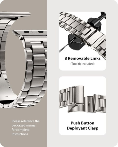 BRANSOLETA DO ZEGARKA APPLE WATCH 1/2/3/4/5/6/7/8/SE 38/40/41 SREBRNA +ETUI BRANSOLETA DO ZEGARKA APPLE WATCH 1/2/3/4/5/6/7/8/SE 38/40/41 SREBRNA +ETUI