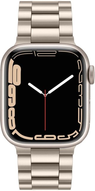 BRANSOLETA DO ZEGARKA APPLE WATCH 1/2/3/4/5/6/7/8/SE 38/40/41 SREBRNA +ETUI
