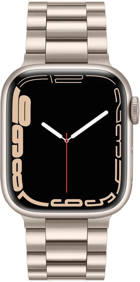 BRANSOLETA DO ZEGARKA APPLE WATCH 1/2/3/4/5/6/7/8/SE 38/40/41 SREBRNA +ETUI