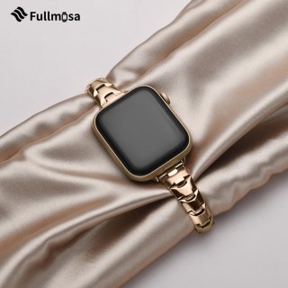 BRANSOLETA DO ZEGARKA APPLE WATCH 2/3/4/5/6/7/8/9/SE 38/40/41 RÓŻOWE ZŁOTO