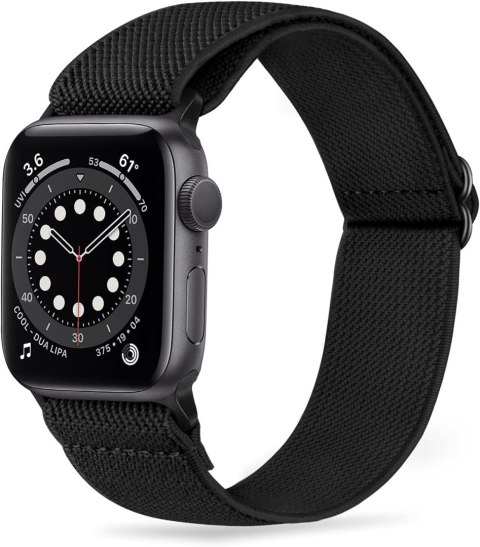 BRANSOLETA DO ZEGARKA APPLE WATCH 2/3/4/5/6/7/8/9/SE 42/44/45 CZARNA +ETUI