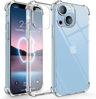 ETUI APPLE IPHONE 14 PRZEZROCZYSTE TRANSPARENTNE OCHRONNE PLECKI WYTRZYMAŁE