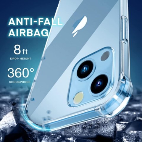 ETUI APPLE IPHONE 14 PRZEZROCZYSTE TRANSPARENTNE OCHRONNE PLECKI WYTRZYMAŁE ETUI APPLE IPHONE 14 PRZEZROCZYSTE TRANSPARENTNE OCHRONNE PLECKI WYTRZYMAŁE
