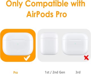 ETUI CASE AIRPODS PRO PRZEZROCZYSTE TRANSPARENTNE Z ZAWIESZKA