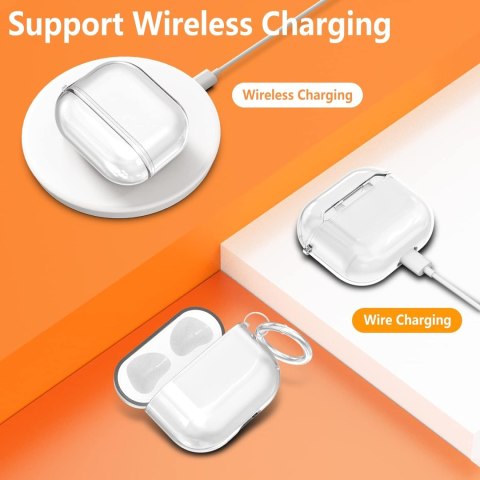 ETUI CASE AIRPODS PRO PRZEZROCZYSTE TRANSPARENTNE Z ZAWIESZKA ETUI CASE AIRPODS PRO PRZEZROCZYSTE TRANSPARENTNE Z ZAWIESZKA