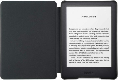 ETUI DO CZYTNIK KSIĄŻEK KINDLE 10 GEN 2019 CZARNE IMITACJA SKÓRY Z KLAPKĄ