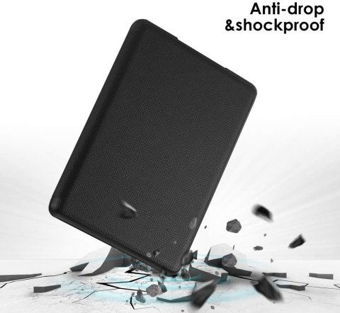 ETUI DO CZYTNIK KSIĄŻEK KINDLE 10 GEN 2019 CZARNE IMITACJA SKÓRY Z KLAPKĄ