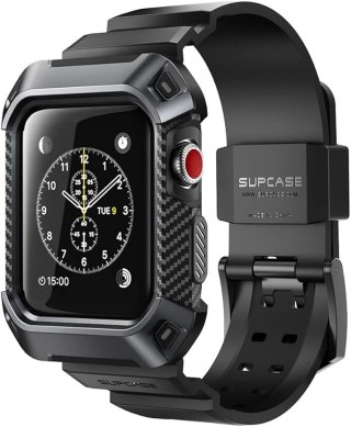 ETUI DO ZEGARKA APPLE IWATCH 3/2/1 42mm CZARNE Z PASKIEM OCHRONNE