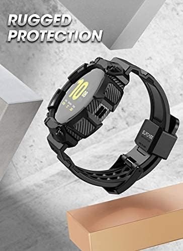 ETUI DO ZEGARKA GALAXY WATCH ACTIVE 2 44mm CZARNE Z PASKIEM OCHRONNE