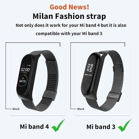ETUI DO ZEGARKA XIAOMI MI BAND 4/3 CZARNE Z BRANSOLETĄ ZAPINANY PASEK ETUI DO ZEGARKA XIAOMI MI BAND 4/3 CZARNE Z BRANSOLETĄ ZAPINANY PASEK