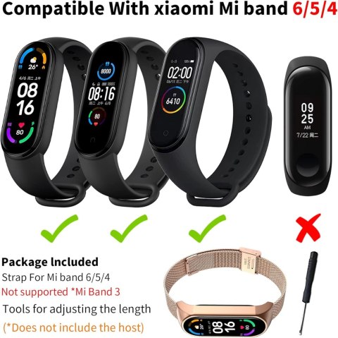 ETUI DO ZEGARKA XIAOMI MI BAND 6/5/4 ZŁOTE Z BRANSOLETĄ ZAPINANY PASEK ETUI DO ZEGARKA XIAOMI MI BAND 6/5/4 ZŁOTE Z BRANSOLETĄ ZAPINANY PASEK