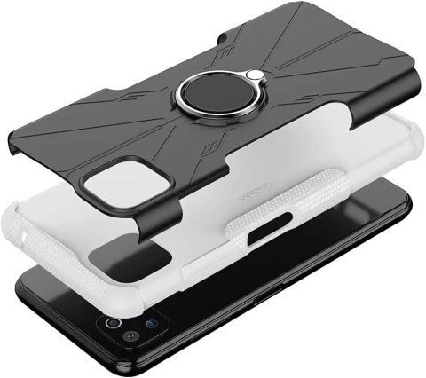 ETUI XIAOMI MI 11 LITE CZARNE BIAŁE WSTAWKI PIERŚCIEŃ PLECKI WYTRZYMAŁE ETUI XIAOMI MI 11 LITE CZARNE BIAŁE WSTAWKI PIERŚCIEŃ PLECKI WYTRZYMAŁE